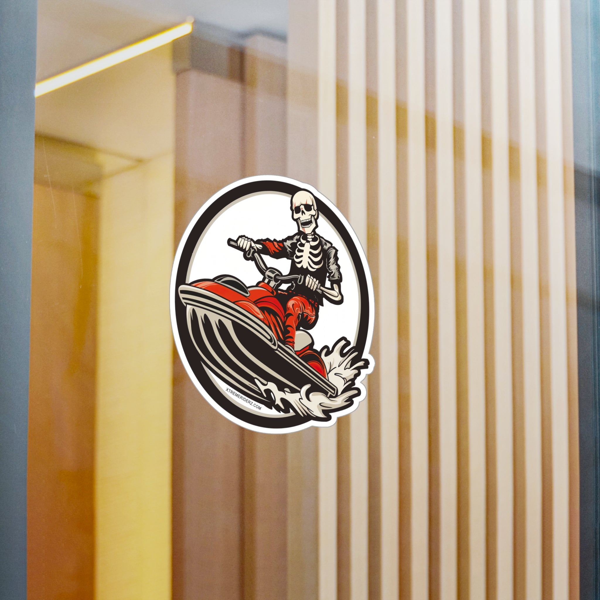 Skeleton on Jet Ski- Xtreme Riderz- Vinyl Decals